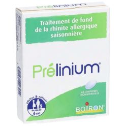 Boiron Prélinium traitement de fond rhinite allergique saisonnière 60 comprimés