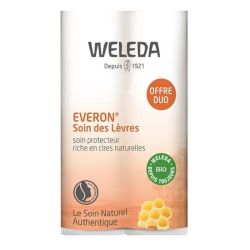 Weleda soin des lèvres Everon en cire naturelle 2x4.8g