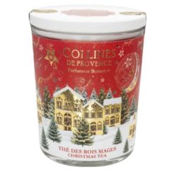 Collines de Provence bougie parfumée noël thé des rois mages 180g