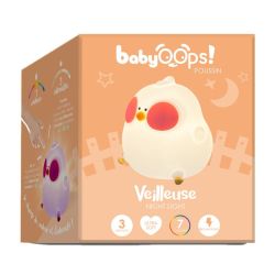 BabyOop's Veilleuse Poussin - Change de couleur et d'intensité !