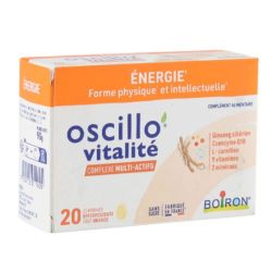 Oscillo vitalité 20 comprimés effervescents