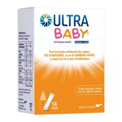 Biocodex Ultra Baby ultra levure bébé diarrhées aiguës 14 sticks