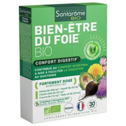 Santarome Bio Bien-Être du Foie Bio 30 Gélules