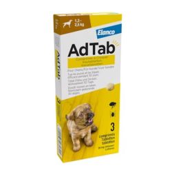 Elanco AdTab comprimés à croquer pour Chiens 1,3-2,5 Kg - 3 comprimés