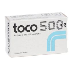 Toco 500mg 30 capsules molles