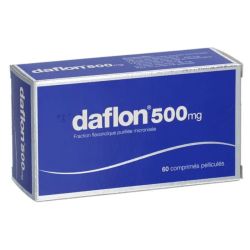 Daflon 500mg veinotonique 60 comprimés