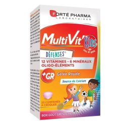 Forté Pharma MultiVit'Kids Défenses 30 Comprimés à Croquer