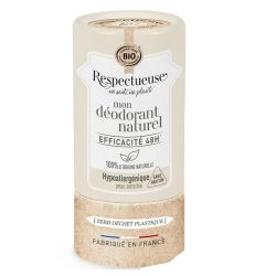 Respectueuse déodorant naturel efficace sans parfum 50g