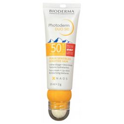 Photoderm Duo Ski Crème Visage SPF50+ 20 ml + Stick Lèvres SPF50+ 2 g