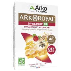 Arkoroyal Dynergie Bio Dynamisant & Stimulant 20 ampoules