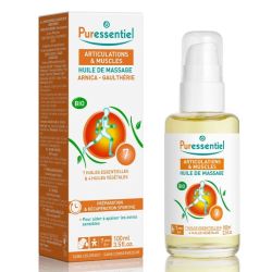 Puressentiel Articulations et muscles huile de massage effort musculaire bio 100ml