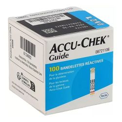 Accu-Chek Guide 100 bandelettes réactives