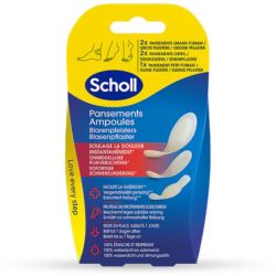 Scholl pansements ampoules talon et orteil différents formats 5 pansements
