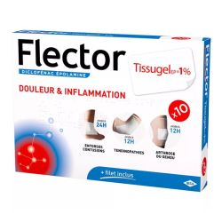 IBSA Flector Tissugel EP 1% Diclofénac 10 emplâtres pour tendinite & arthrose