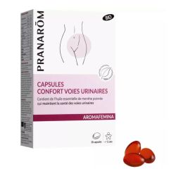 Pranarôm Aromafemina confort voies urinaires bio 30 capsules