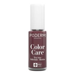 Poderm Color Care vernis à ongles soin et tea tree rouge noir 8ml