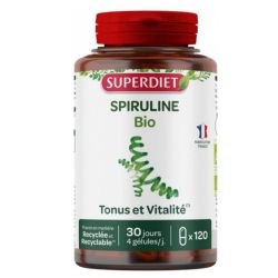 Superdiet Spiruline bio 120 gélules