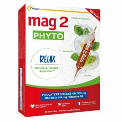 Mag 2 Phyto Relax nervosité fatigue relaxation 30 ampoules