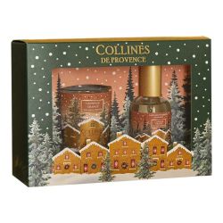 Collines De Provence Coffret Cannelle Orange Parfum + Bougie