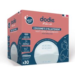Dodie coussinets d'allaitement nuit Ultra absorbants 30 coussinets