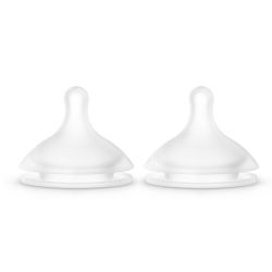 Suavinex Lot de 2 Tétines Symétriques SX Pro Débit Moyen 3M+