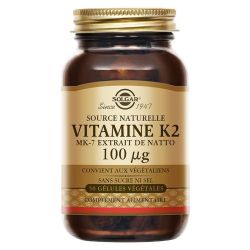 Solgar Vitamine K2 MK-7 100µg 50 gélules végétales