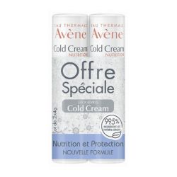 Cold Cream Stick Lèvres Nourrissant Lot de 2 x 4 g
