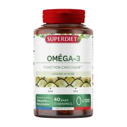 Superdiet Oméga 3 120 capsules