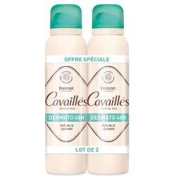 Cavaillès dermato déodorant spray 48h 2x150ml