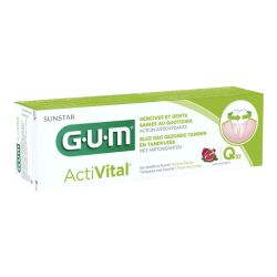 Gum ActiVital Activital dentifrice gencives et dents saines Q10 75ml
