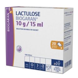 Biogaran Lactulose 10 g/15 ml solution buvable en sachet 20 sachets