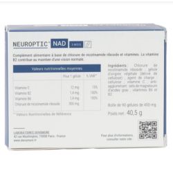 Neuroptic Nad maintien d'une vision normale 90 gélules