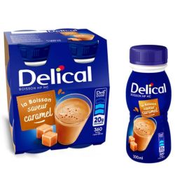 Delical boisson lactée HP HC Caramel l 4x200ml