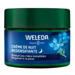 Weleda crème nuit redensifiante Gentiane bleue et Edelweiss 40ml
