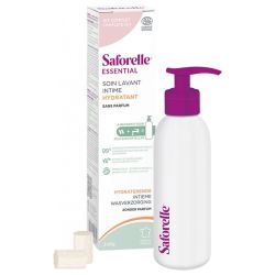 Saforelle Soin Lavant Intime Hydratant Kit à Reconstituer avec 1 Flacon + 2 Bâtonnets