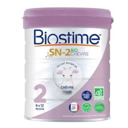 Biostime Lait Infantile SN-2 Chèvre 2ème âge Bio 6 à 12 mois 800g