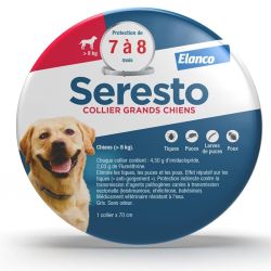 Elanco Seresto collier grands chiens longue durée de 7 à 8 mois