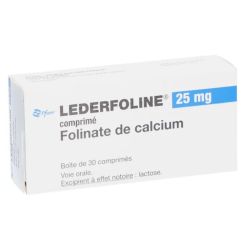 Lederfoline 25 mg Folinate de calcium 30 comprimés
