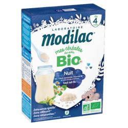 Modilac Mes céréales du soir bio dès 4 mois 250g