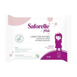 Saforelle Miss 25 Lingettes Intimes