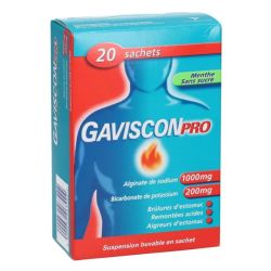 GavisconPro suspension buvable 20 sachets
