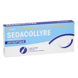 Sedacollyre 025% collyre 10 unidoses