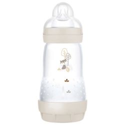 MAM Biberon Easy Start débit 2 moyen Sable 260 ml 2 mois et +
