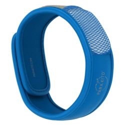 Parakito bracelet anti-moustiques rechargeable adulte Bleu 1 bracelet + 2 recharges