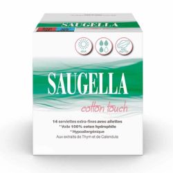 Saugella CottonTouch serviettes hygiéniques jour  14 serviettes