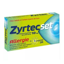 Zyrtec Set Allergie Rhinites allergiques 7 comprimés