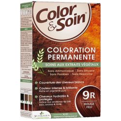 3Chênes Color & Soin Coloration Permanente 9R rouge feu