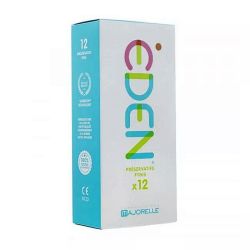 Eden préservatif fin latex lubrifié 24 Préservatifs