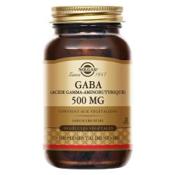 Solgar Gaba 500mg 50 gélules