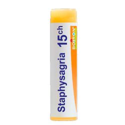 Boiron Staphysagria 15CH Dose 200 Globules